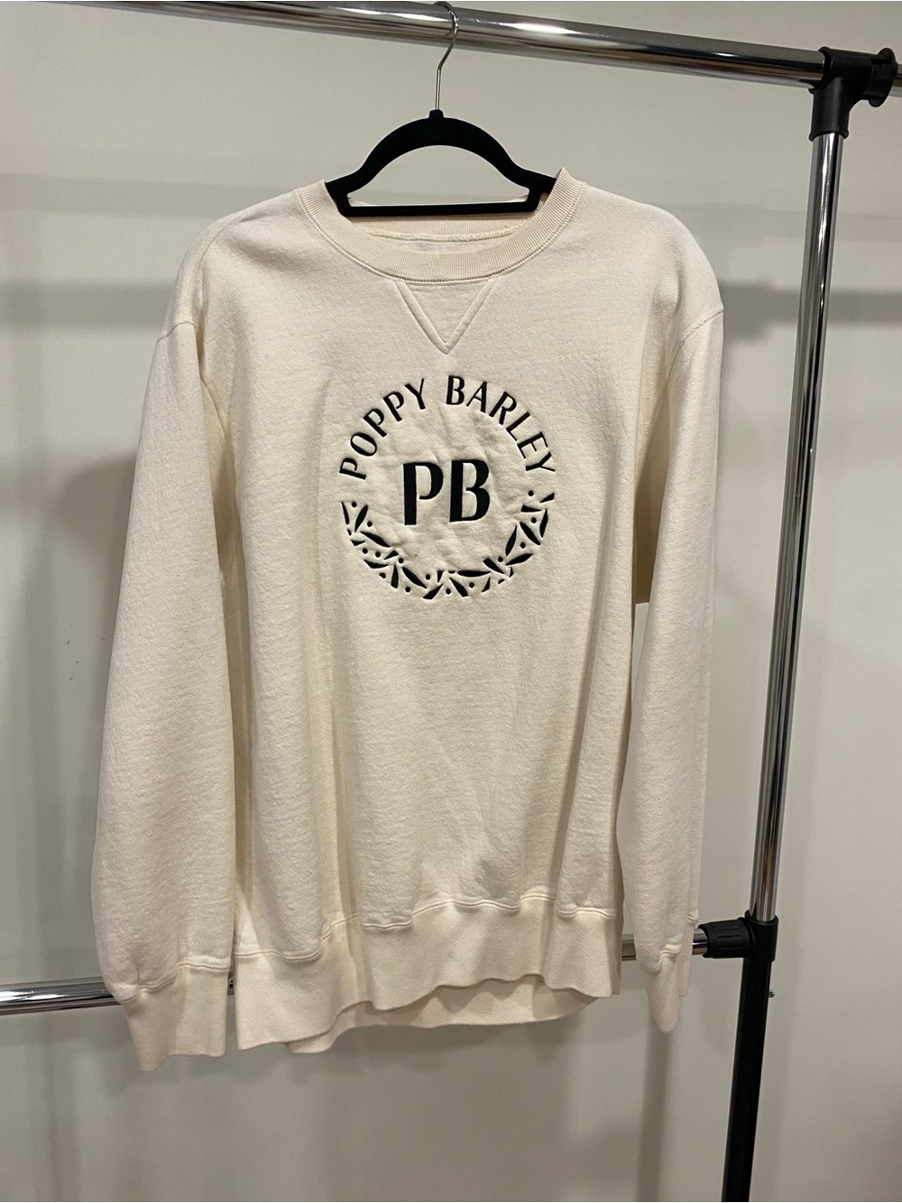 Poppy Barley Cream Logo Sweatshirt